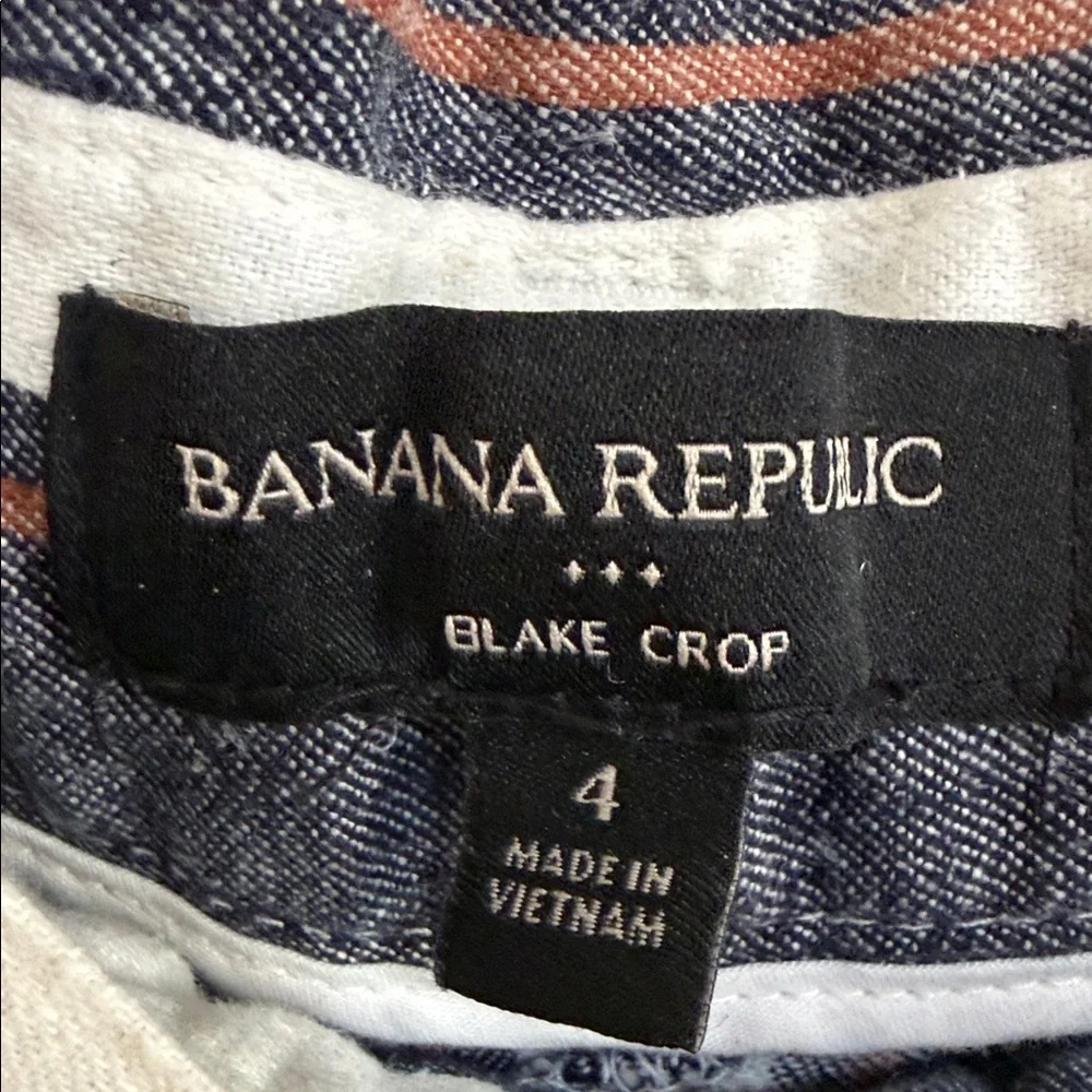 Banana Republic Multicolor Striped Wide-Leg Pants